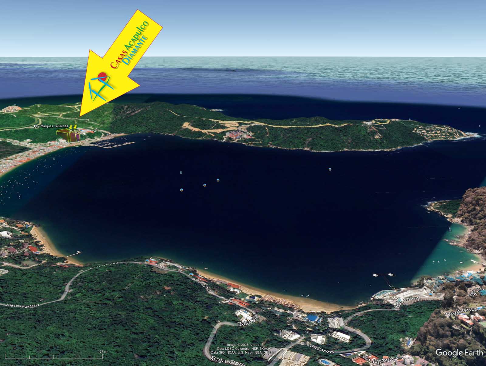 Terreno Puerto Marqués Majahua y Tellechea - Vista aérea 12